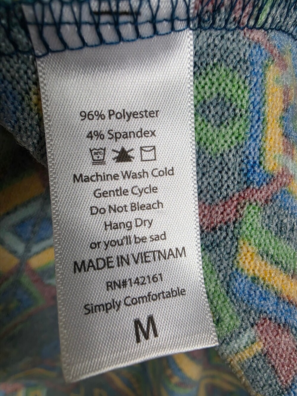 Colorful Aztec Pattern Open Front Cardigan M - Picture 3 of 3